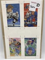 1991 JOHN MCLEAN PROOF CARDS, HOCKEY, BASKETBALL,