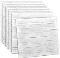 $55 3D Foam Wall Panels Peel and Stick 10pcs