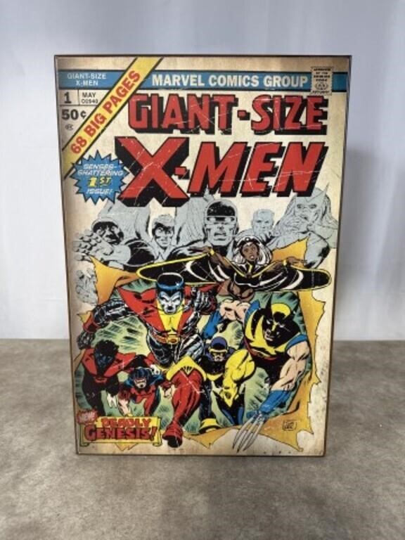 X-Men comic book hanging print poster, dimensions
