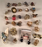 Lot of Clip-On Earrings