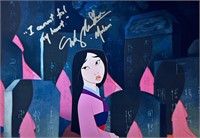 Autograph COA Mulan Photo