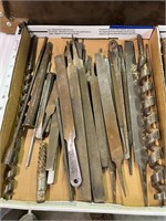 Lot of Misc. Chisels & Drill Bits