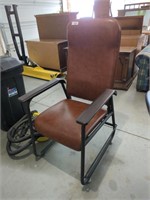 High Back Patio / Deck Chair - metal & plastic