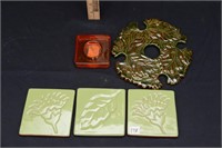 COASTERS, TRIVETS, CANDLE HOLDERS