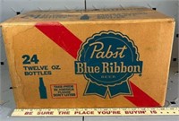 Vintage Cardboard PBR Pabst Blue Ribbon Case