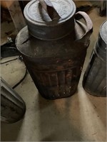 Antique 5 Gallon Oil Can