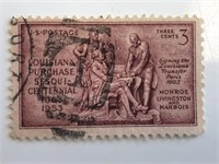 1953 3¢ Louisiana Purchase Sesquicentennial Stamp