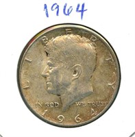 1964 Kennedy Silver Half Dollar