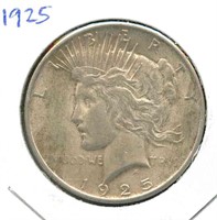 1925 Peace Silver Dollar