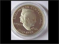 1990 EISENHOWER SILVER DOLLAR