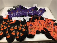 Approximately 22 Halloween socks