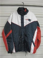 NFL Patriots Lined Jacket w/ Hood - Size Large