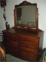 Kroehler Dresser W/Tilting Mirror  48x19x72 Inches