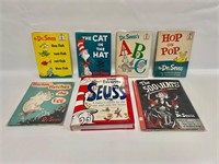 Dr. Seuss early editions w/ dust jackets.  Rare!