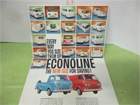 FORD ECONOLINE CAR DEALERSHIP BROCHURE