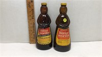 2 VINTAGE 11" MRS. BUTTERWORTHS SYRUP BOTTLES 36OZ