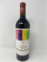 2001 Mouton Rothschild Chateau Red Wine.