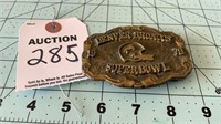 Collectible,1978 Denver Broncos Belt Buckle