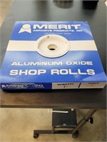 Aluminum oxide shop rolls 1 in 50 yards 80 grit
