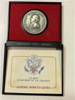 General Horatio Gates Pewter Reproduction Medal