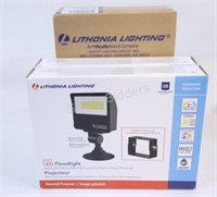 NEW - 2 X Lithonia 5000-Lumen Hardwired LED
