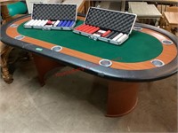 Poker Table W/ Chips