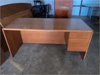 Wooden 2 drawer office desk-Nice