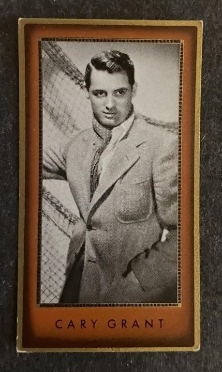 CARY GRANT: Antique Tobacco Card (1936)