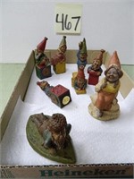 (8) Clark Gnome Miniatures