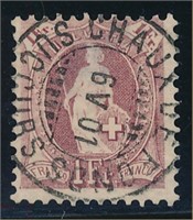 SWITZERLAND #87b USED AVE-FINE