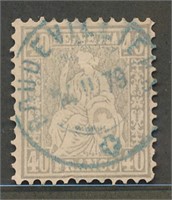 SWITZERLAND #58 USED FINE