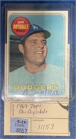 1969 TOPPS DON DRYSDALE CARD