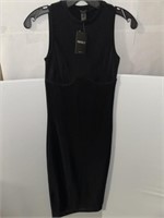 NWT FOREVER 21 BLACK KNIT DRESS SMALL