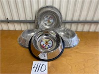 4 Stainless Pet Bowls