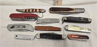 Variety Of Pocket Knives