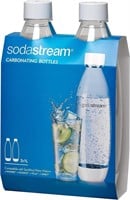 SodaStream 1L Twin Carbonating Bottles (White)