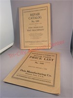 1928 Dain Hay Machinery repair catalog No. 100 +