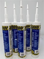 5-Pack Silicone Sealant White