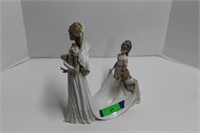 Lladro Bride & Attendants Figurine**