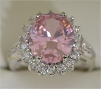 4 ct Pink Sapphire Ring