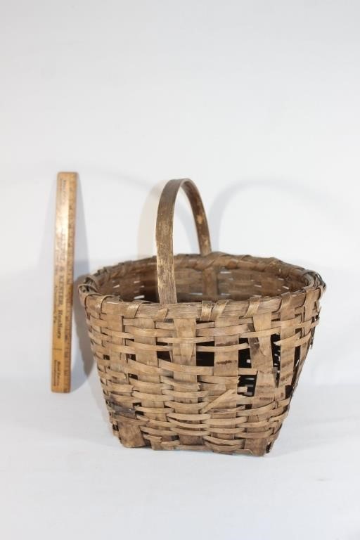 Very old hand woven basket