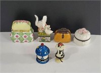 Porcelain Trinket Boxes