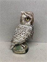 Jim beam Owl Authenticated regal China decanter