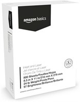 Amazon Basics Copy Paper  24lb  8.5x11