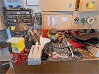 Wrench Set, Sears Bench Vise, Hand Tools