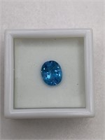 SWISS BLUE TOPAZ 4.70 CTS