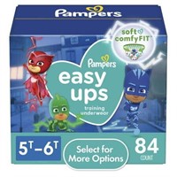 Pampers Easy Ups PJ Mask Training Pants 5T/6T
