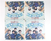(2) Vintage The Beatles Rock N Roll Promo Posters