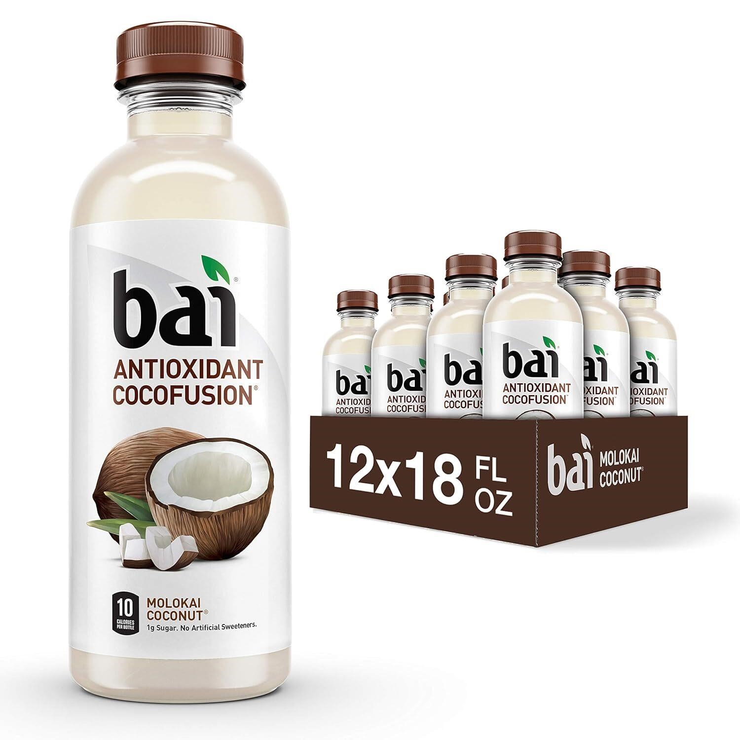 Bai Coconut Water  Molokai  18 Fl Oz  12-Pack