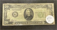 Series 1934 20 Dollar Bill